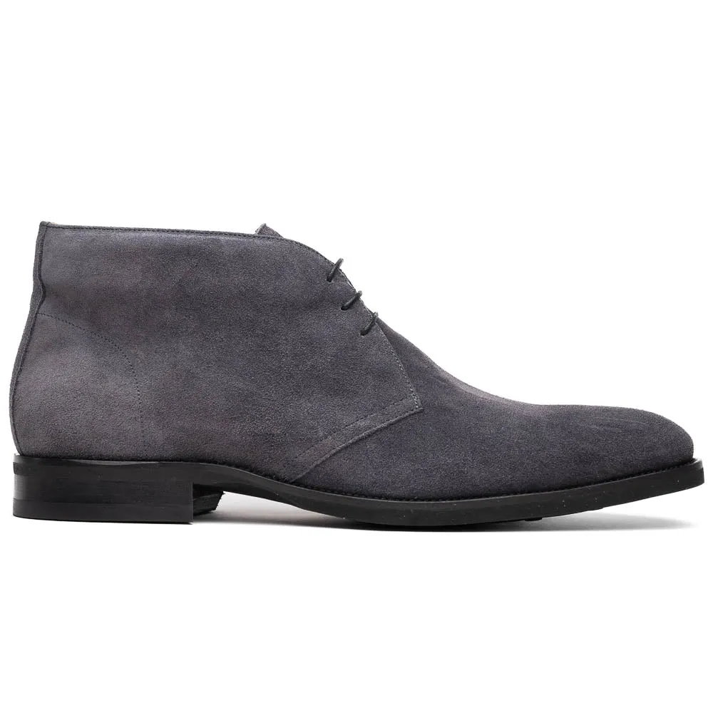 46-592-GRY MARCO Suede Calfskin Chukka Boot Grey