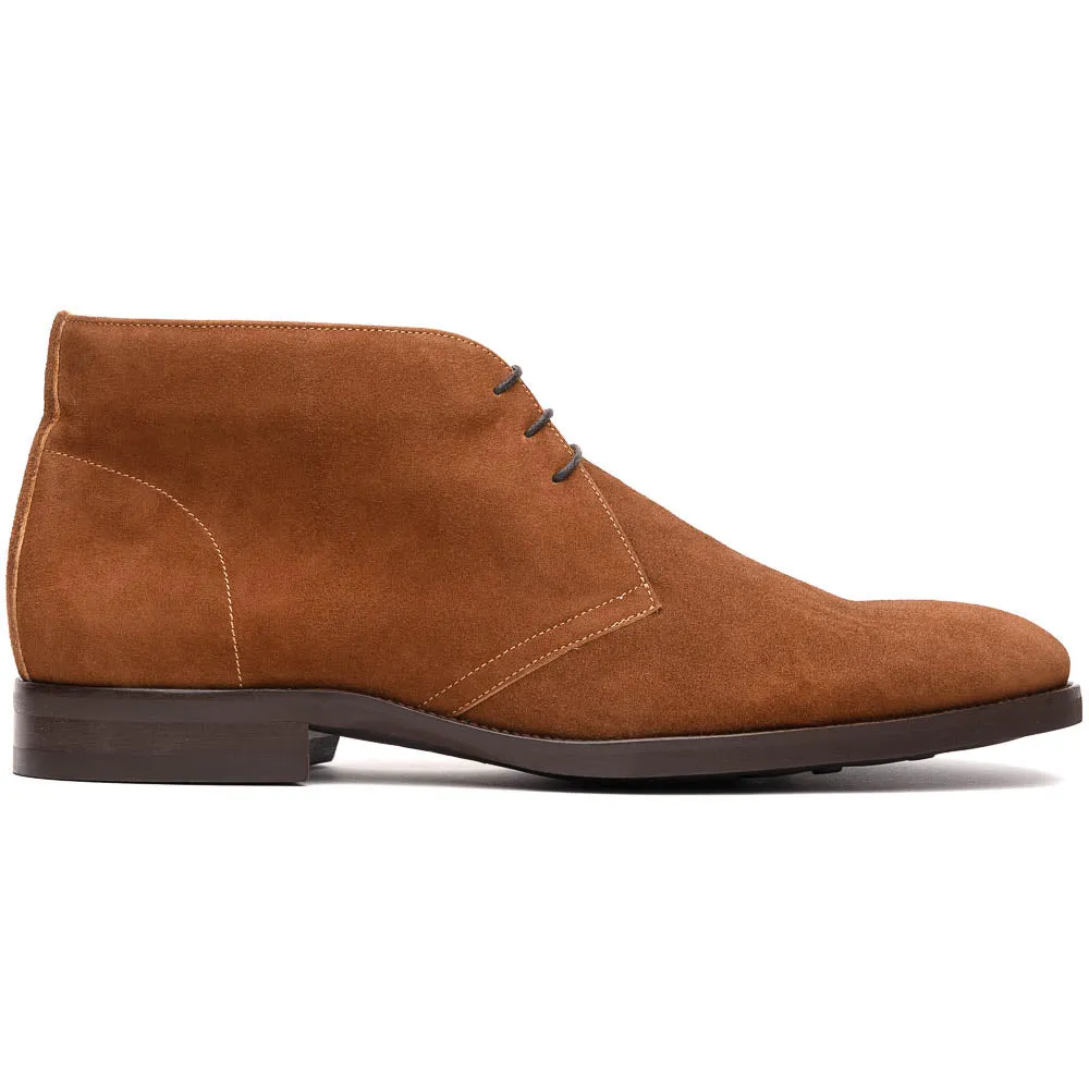 46-592-TOB MARCO Suede Calfskin Chukka Boot, Tobacco