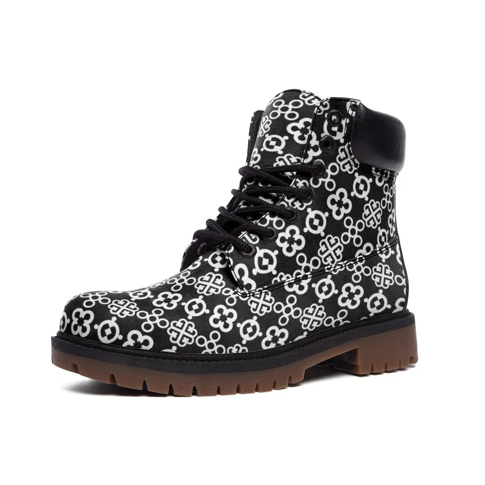 Adinkra Vibes Casual Leather Lightweight boots TB