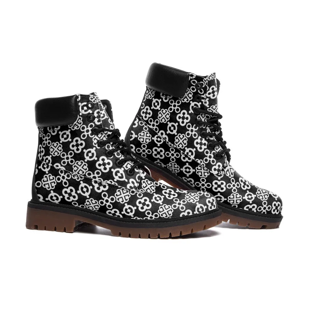 Adinkra Vibes Casual Leather Lightweight boots TB