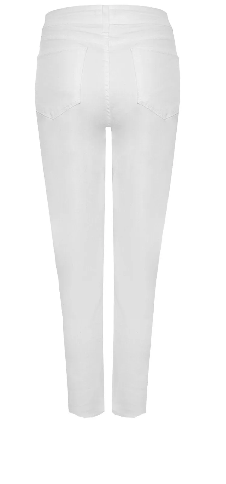 Alina Ankle Jeans Wit Premium Denim | Optic White