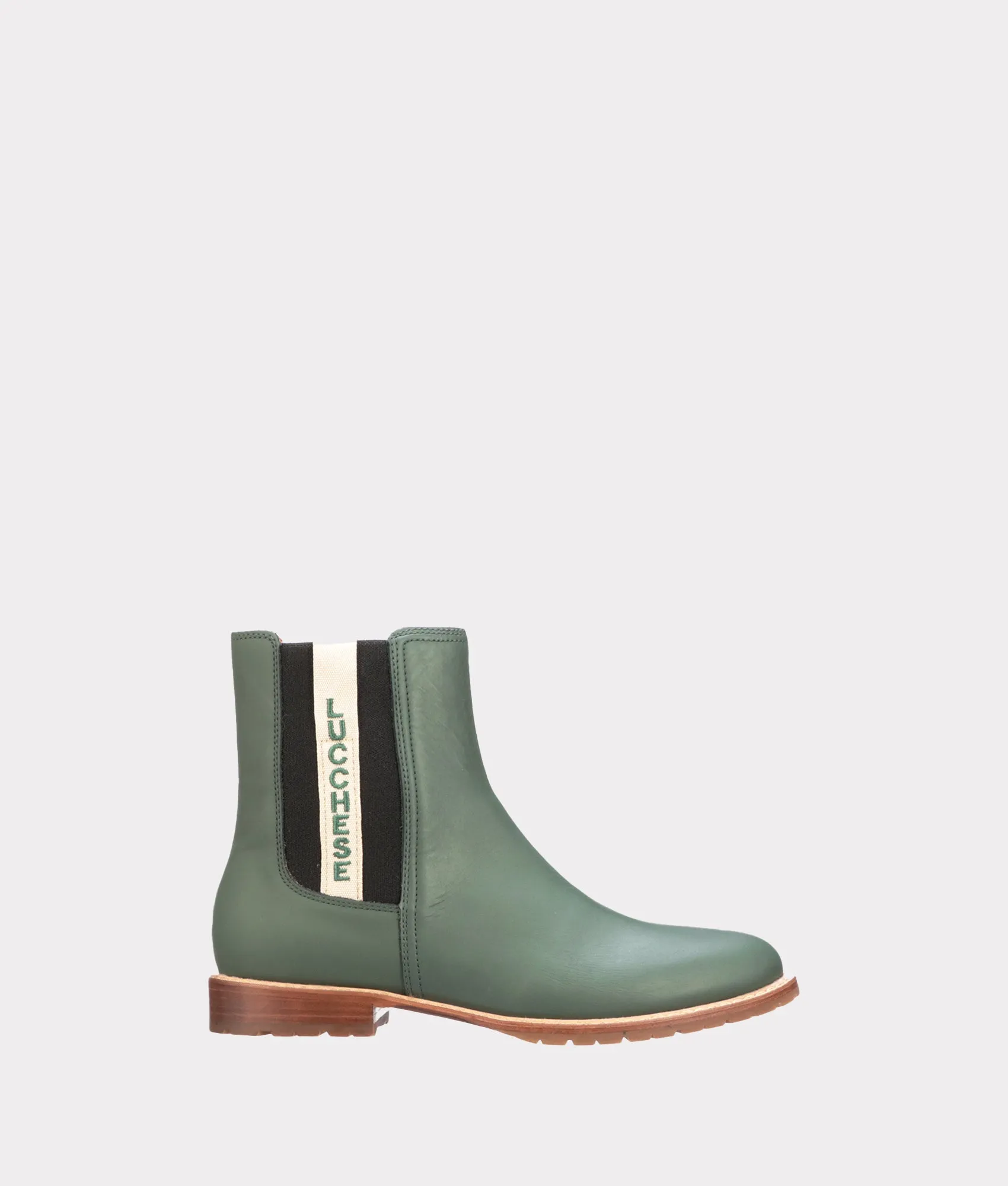 All-Weather Ladies Garden Boot :: Military Green   Black