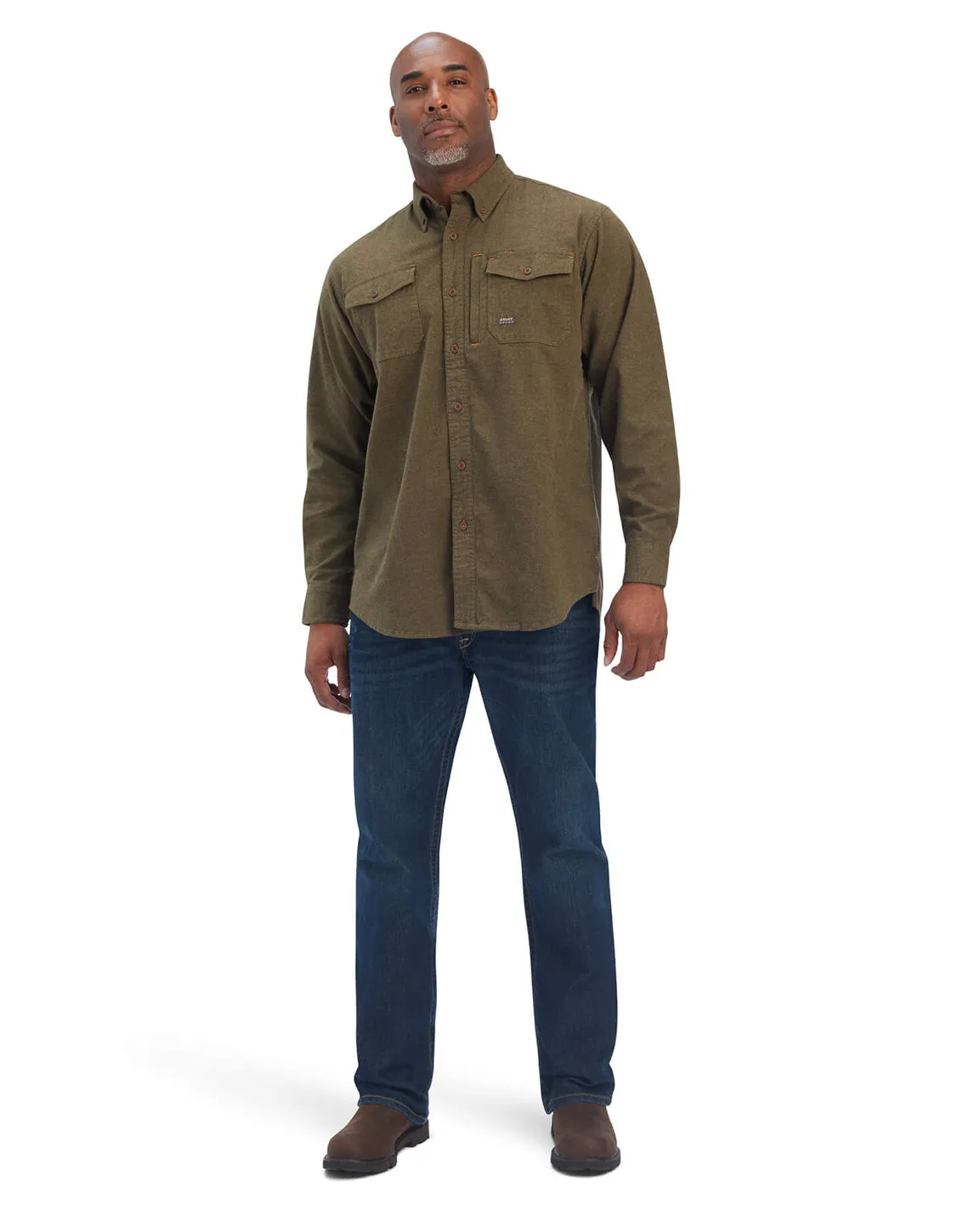 Ariat Rebar Men’s Flannel DuraStretch Work Shirt