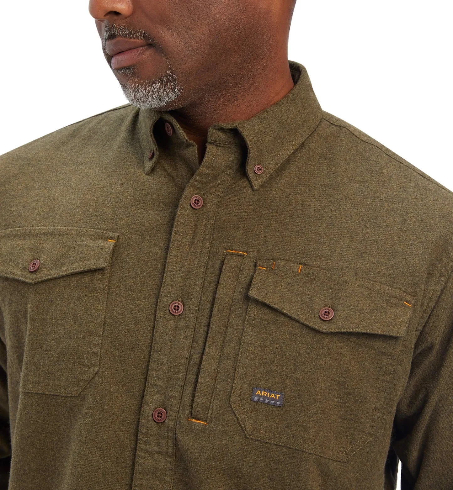 Ariat Rebar Men’s Flannel DuraStretch Work Shirt