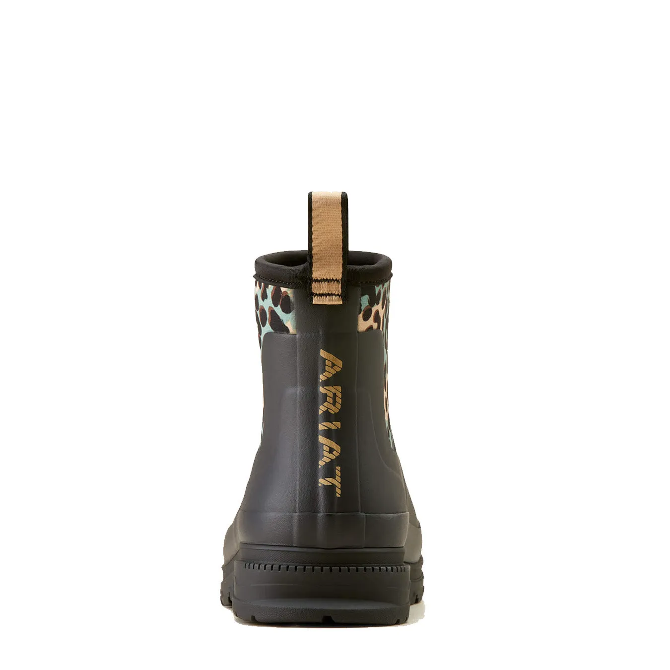 Ariat Womens Kelmarsh Shortie Rubber Boot Black / Leopard Camo