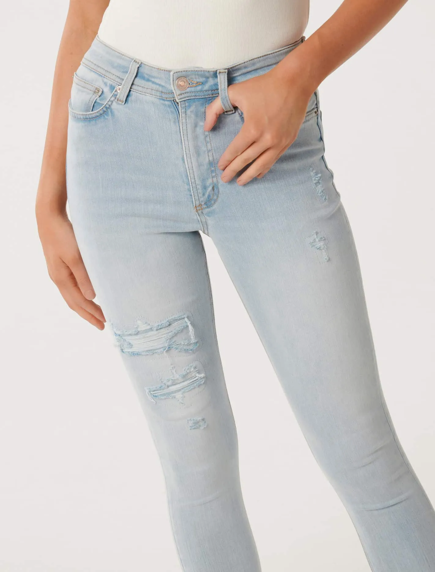 Ashley Mid-Rise Ankle Skinny Jeans