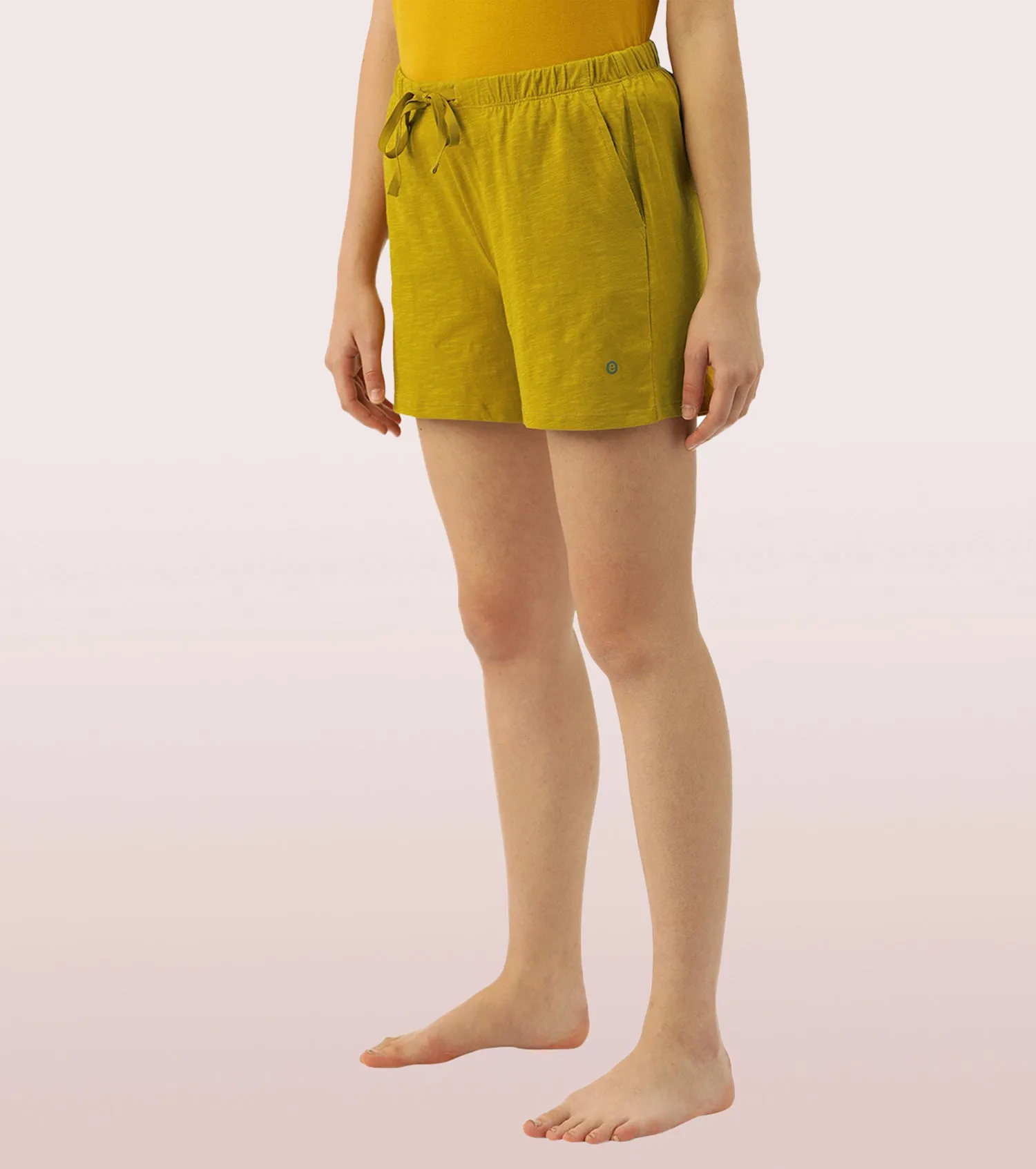 Basic Shorts | Mid-Thigh Length Jersey Shorts With Pockets