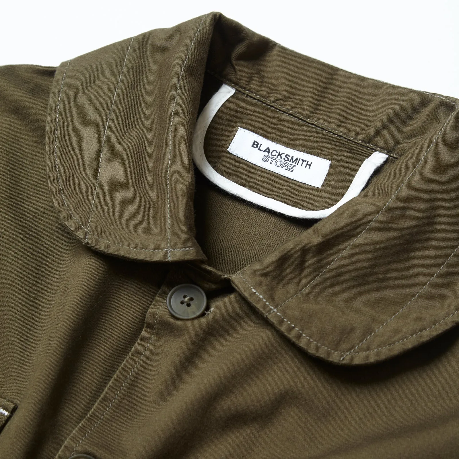 Blacksmith - Shawl Collar Work Jacket - Moss