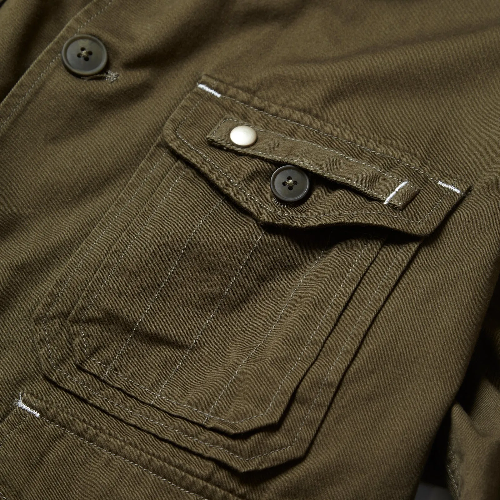 Blacksmith - Shawl Collar Work Jacket - Moss