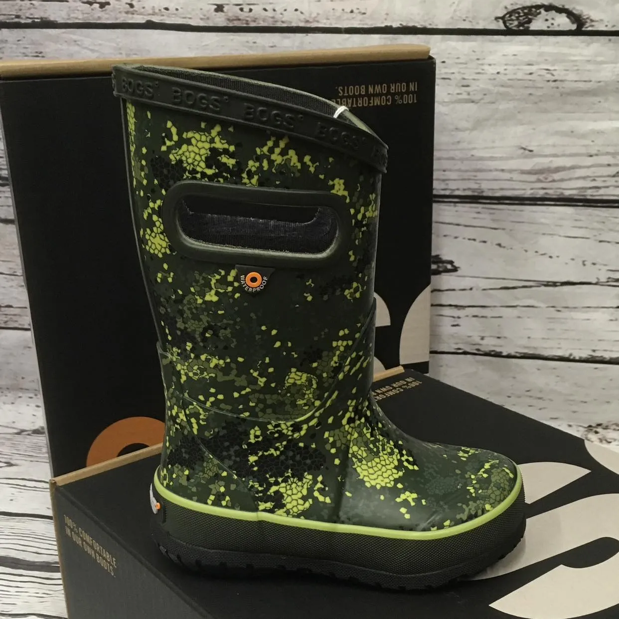 Bogs Yth Micro Camo Rainboot