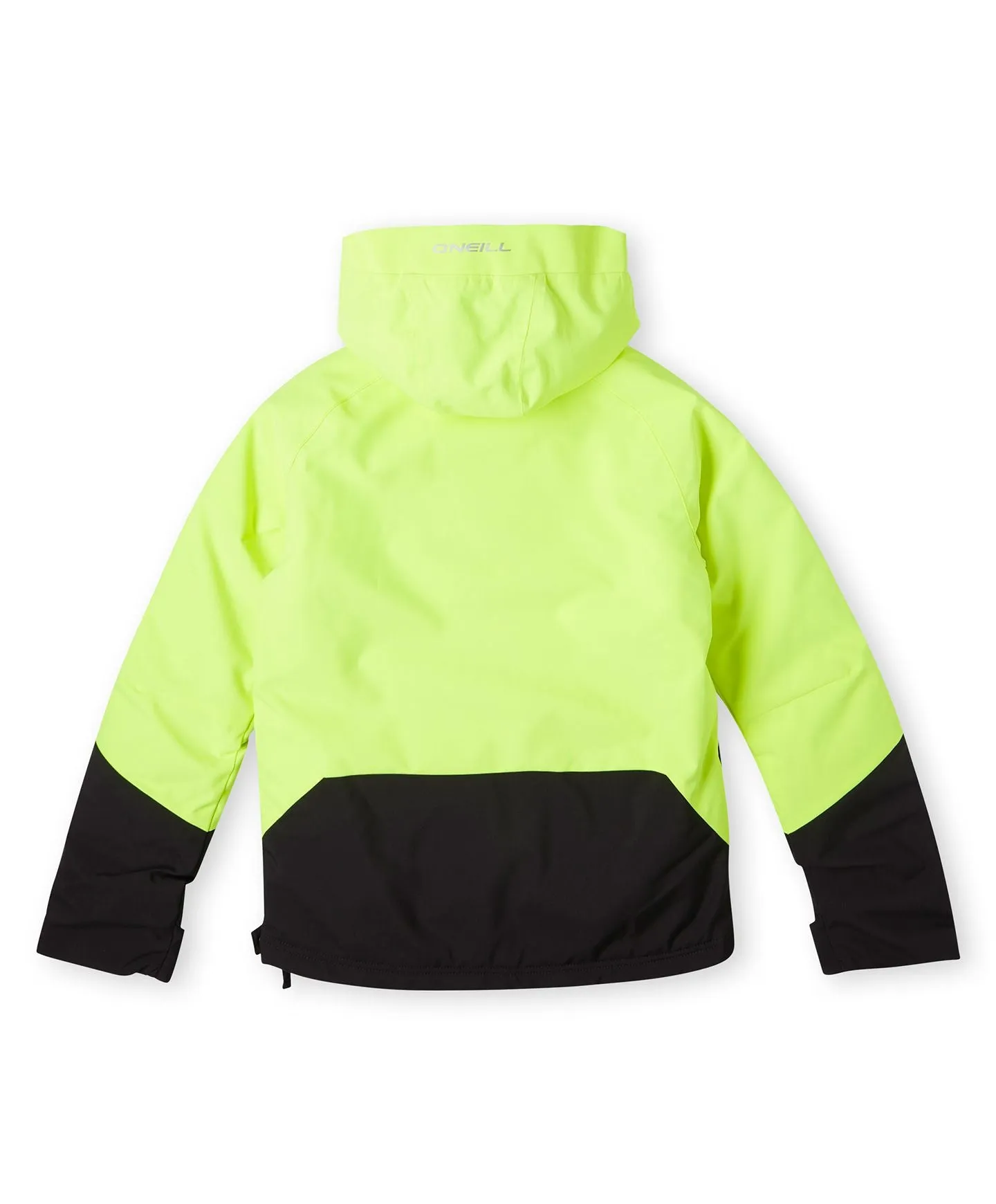 Boy's Anorak Snow Jacket - Pyranine Yellow Colour Block