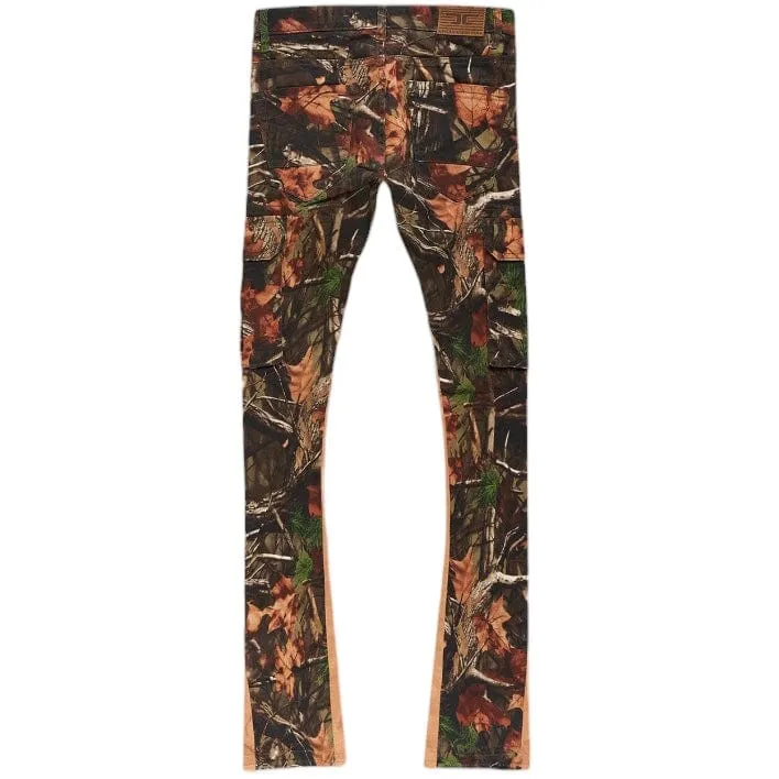 Boys Jordan Craig Martin Stacked Camo Cargo Denim (Maple) JTF222CB