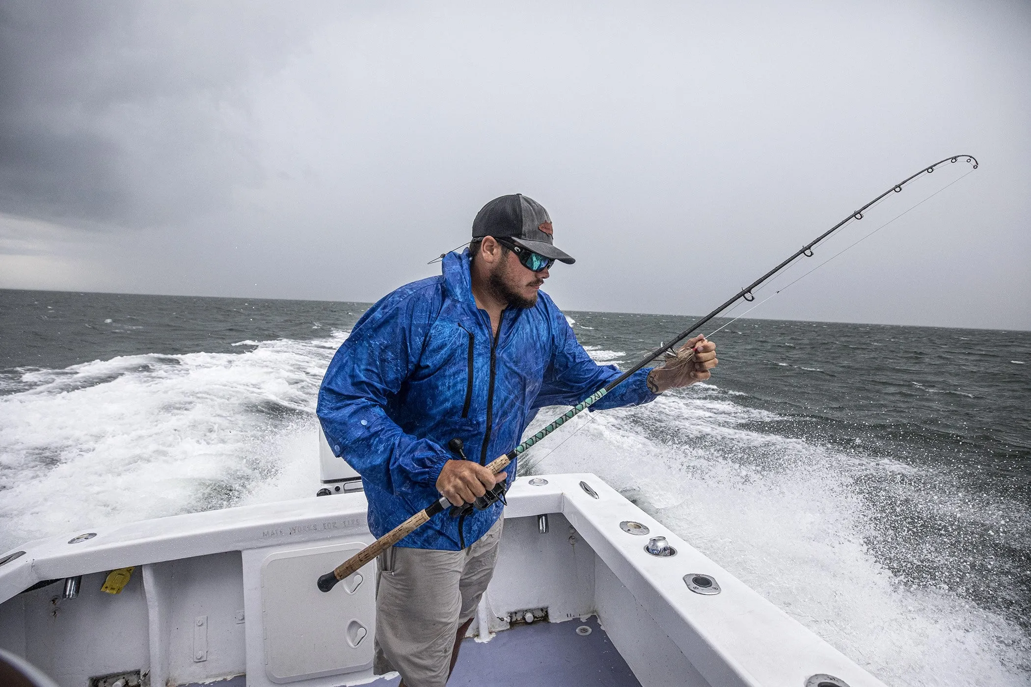 Brella 2015 Realtree Marine Blue Unisex Rain Jacket