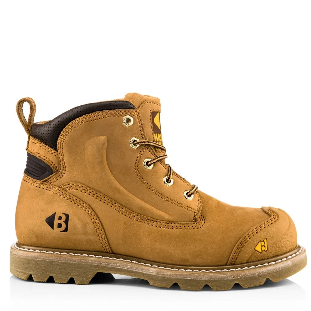 Buckler B650 SB P HRO SRC Honey Goodyear Welted Safety Lace Boot