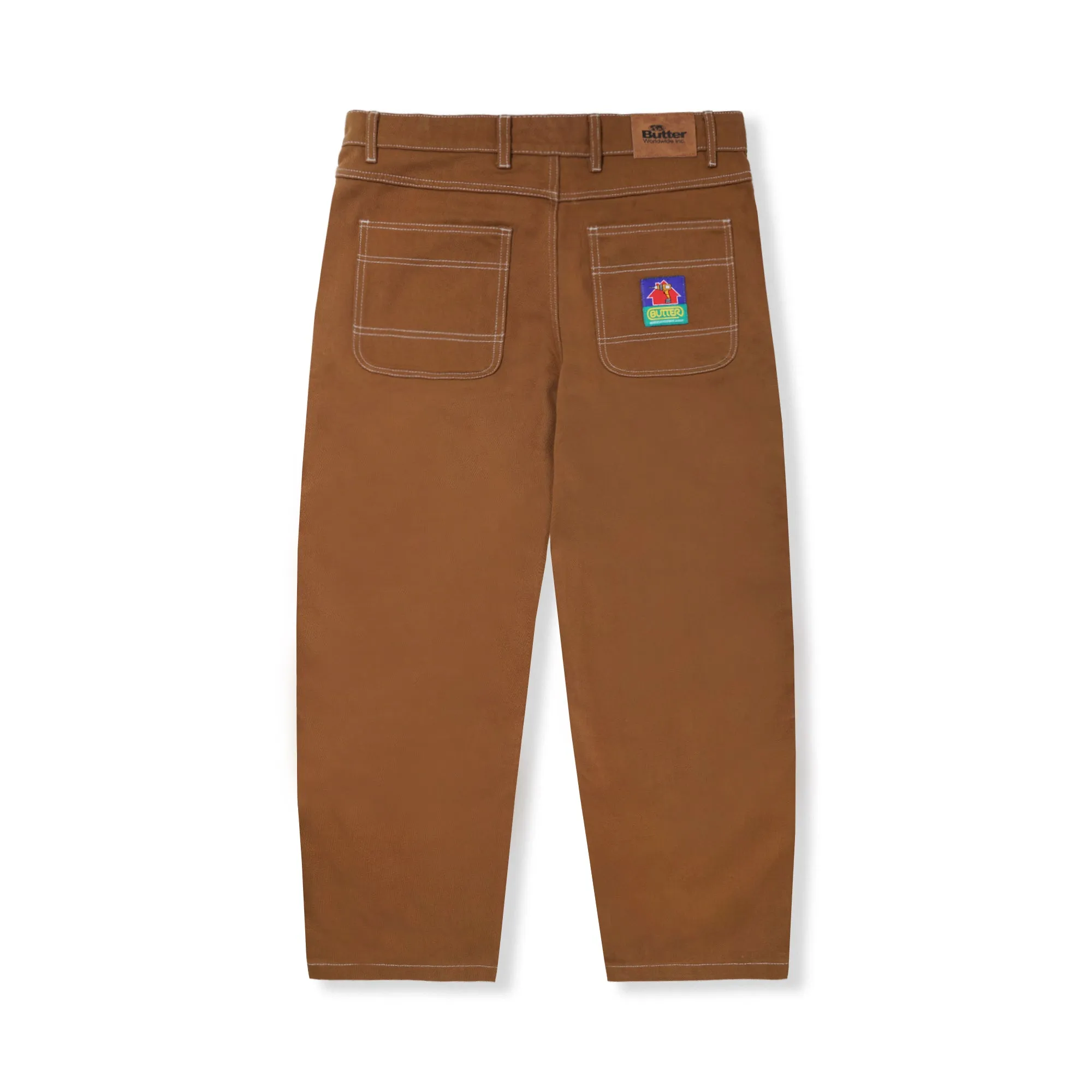 Butter Goods Double Knee Pants - Brown