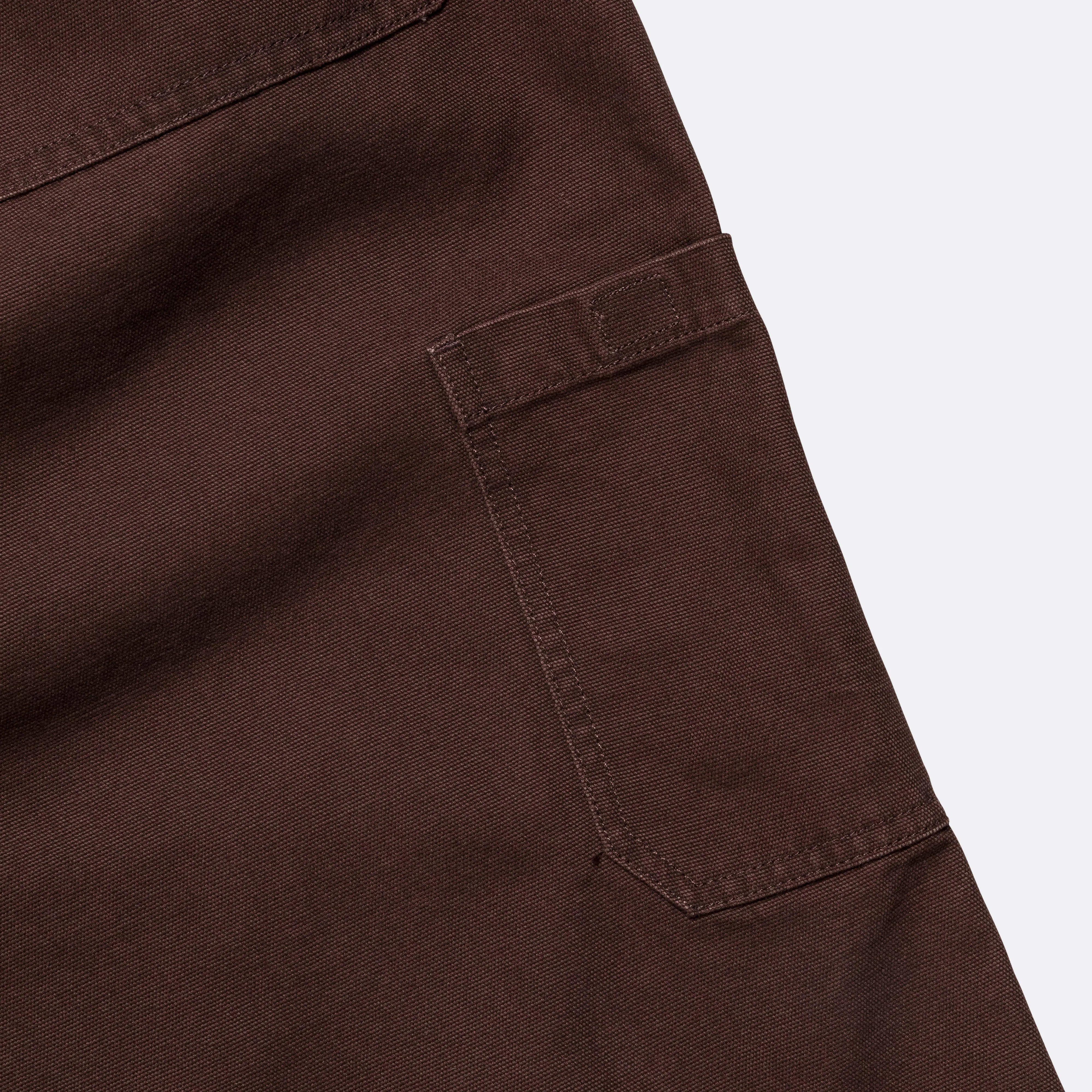 Canvas Double Knee Pant - Dark Brown