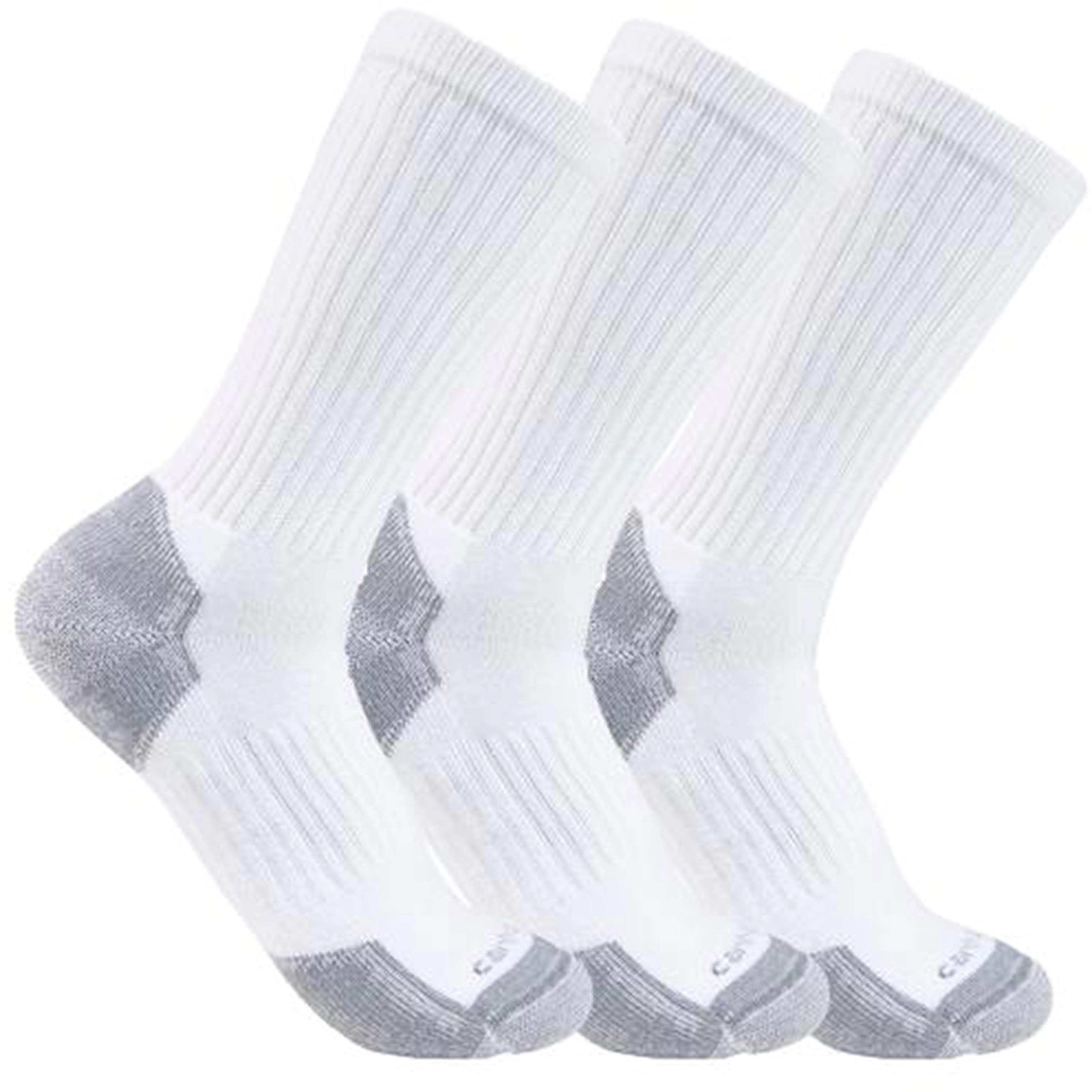 Carhartt Men's Midweight Cotton Blend Crew Sock 3-Pack