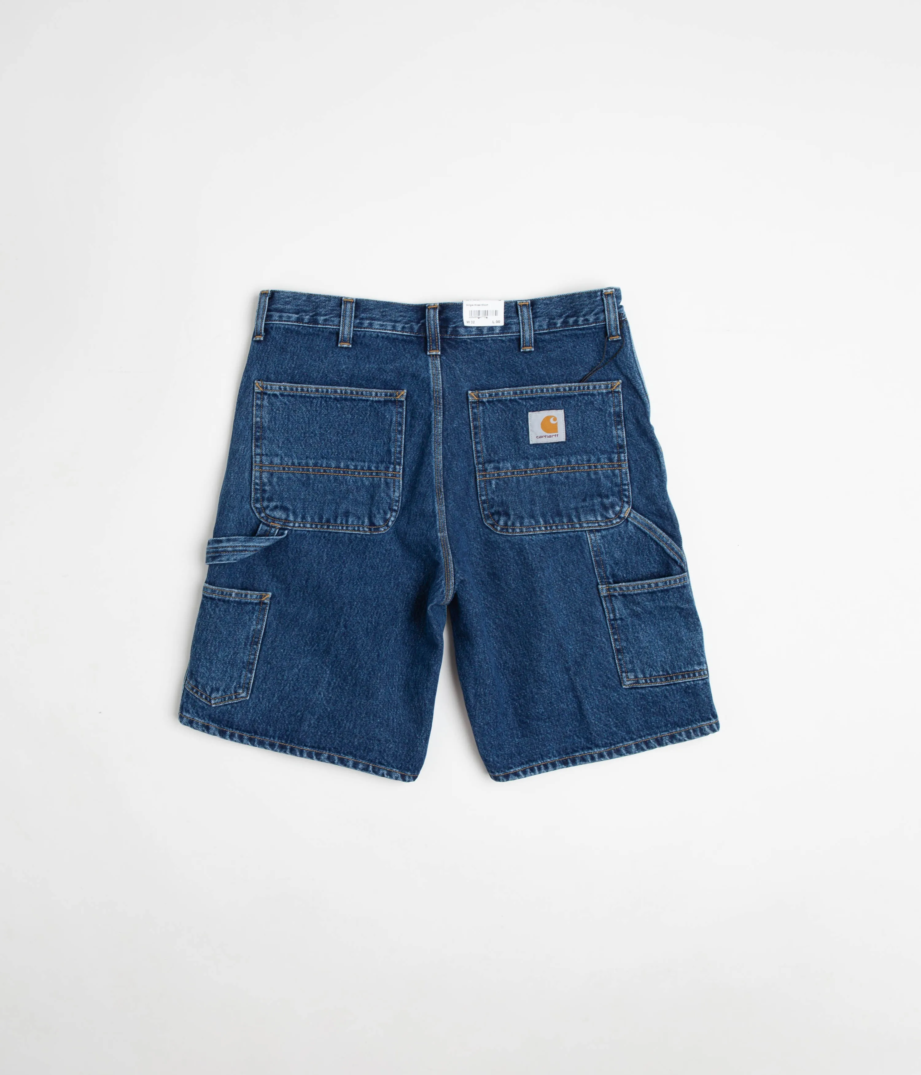 Carhartt Single Knee Shorts - Stone Washed Blue