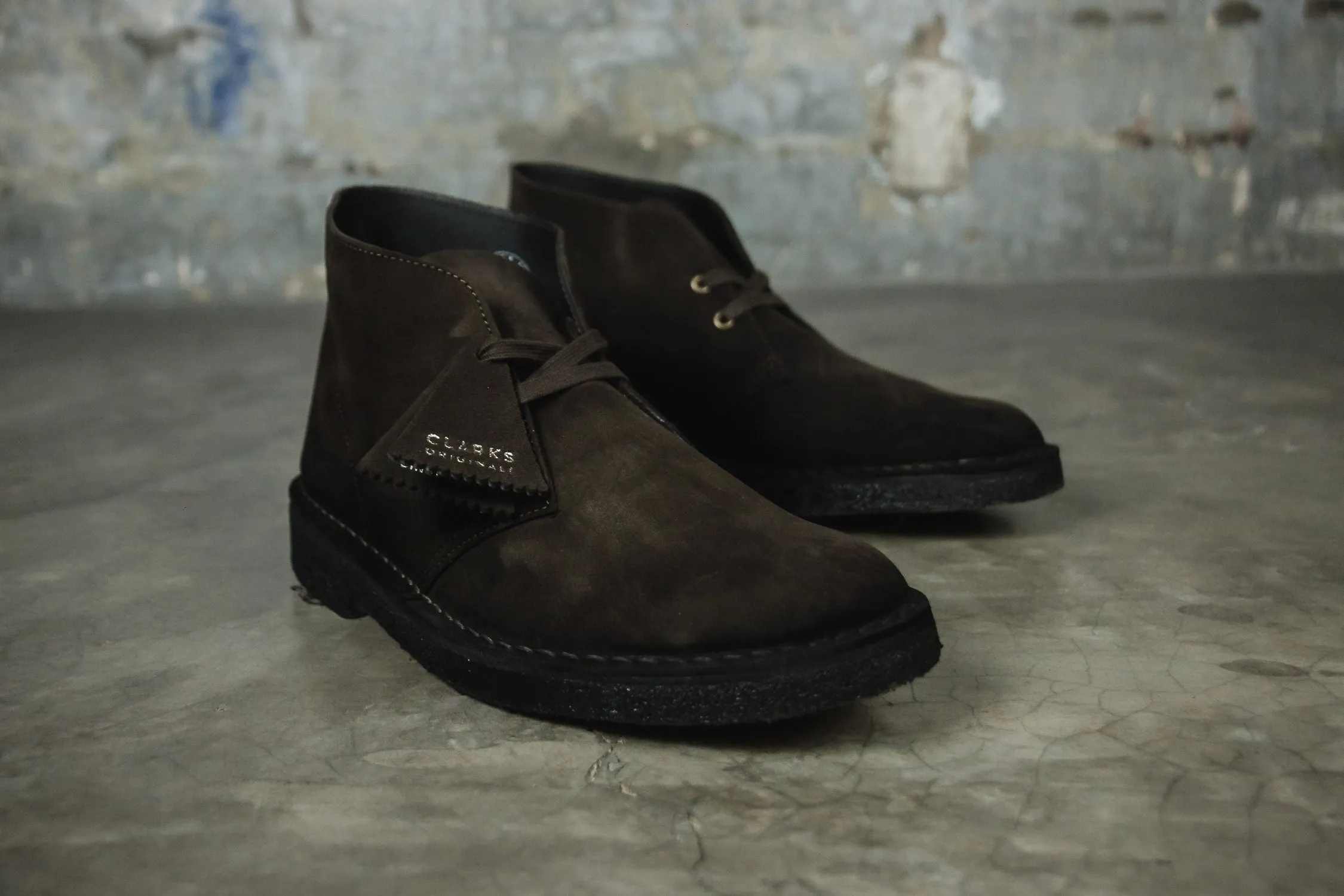 Clarks Originals Desert Boots Brown Suede