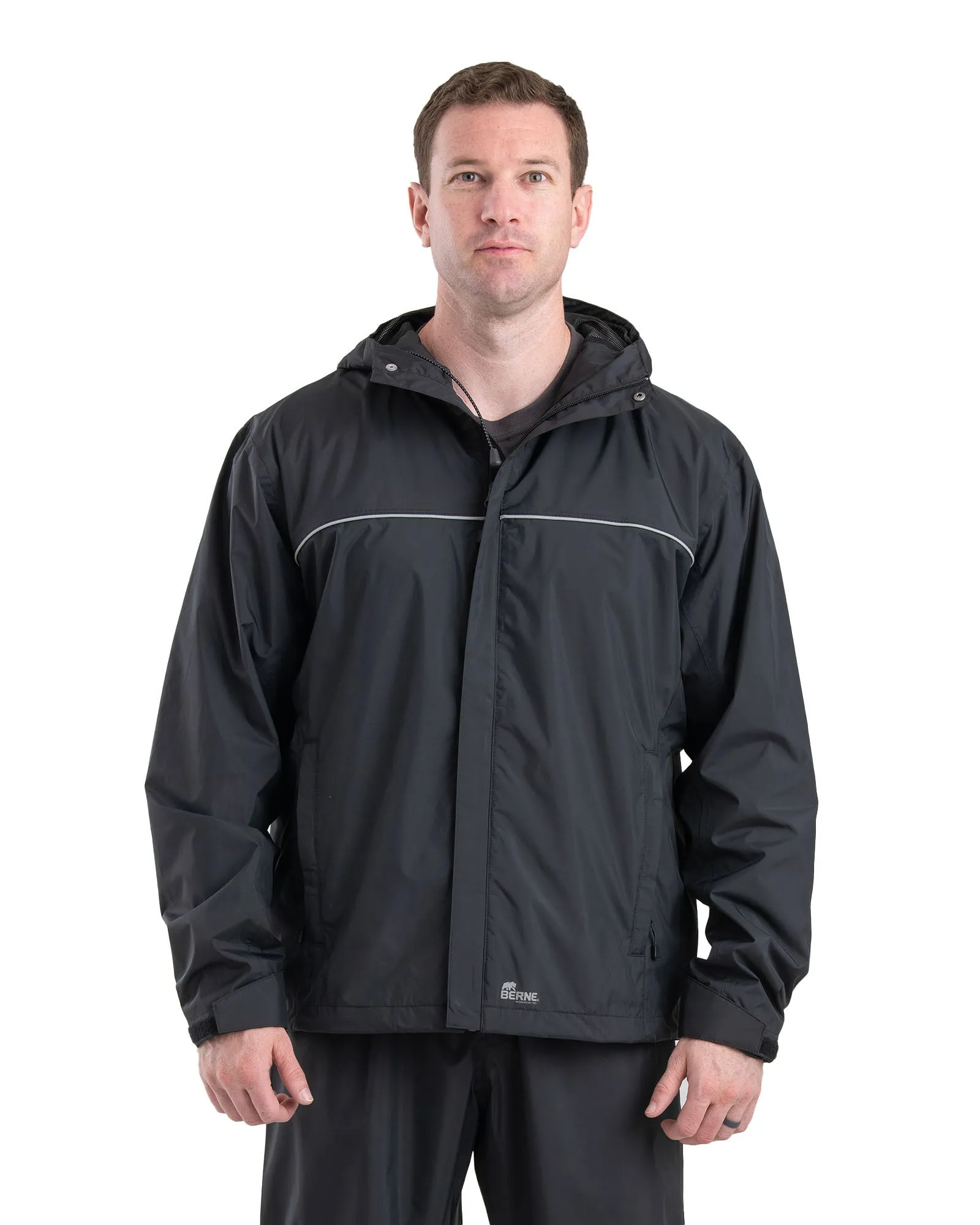 Coastline Lightweight Hooded Rain Jacket