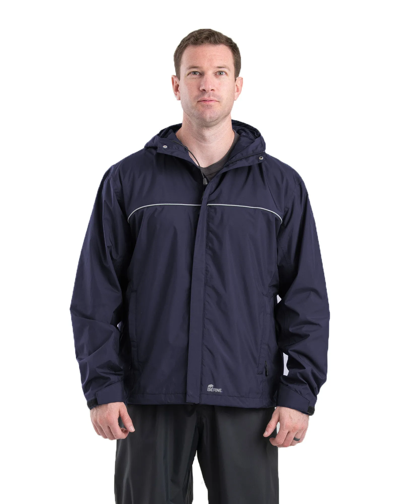 Coastline Lightweight Hooded Rain Jacket