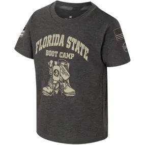 Colosseum Toddler Florida State Boot Camp Design OHT Short Sleeve T-shirt - Grey