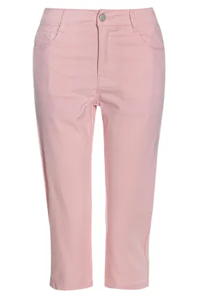 Coloured Cotton Below Knee Jeans | Blossom | 6924AR