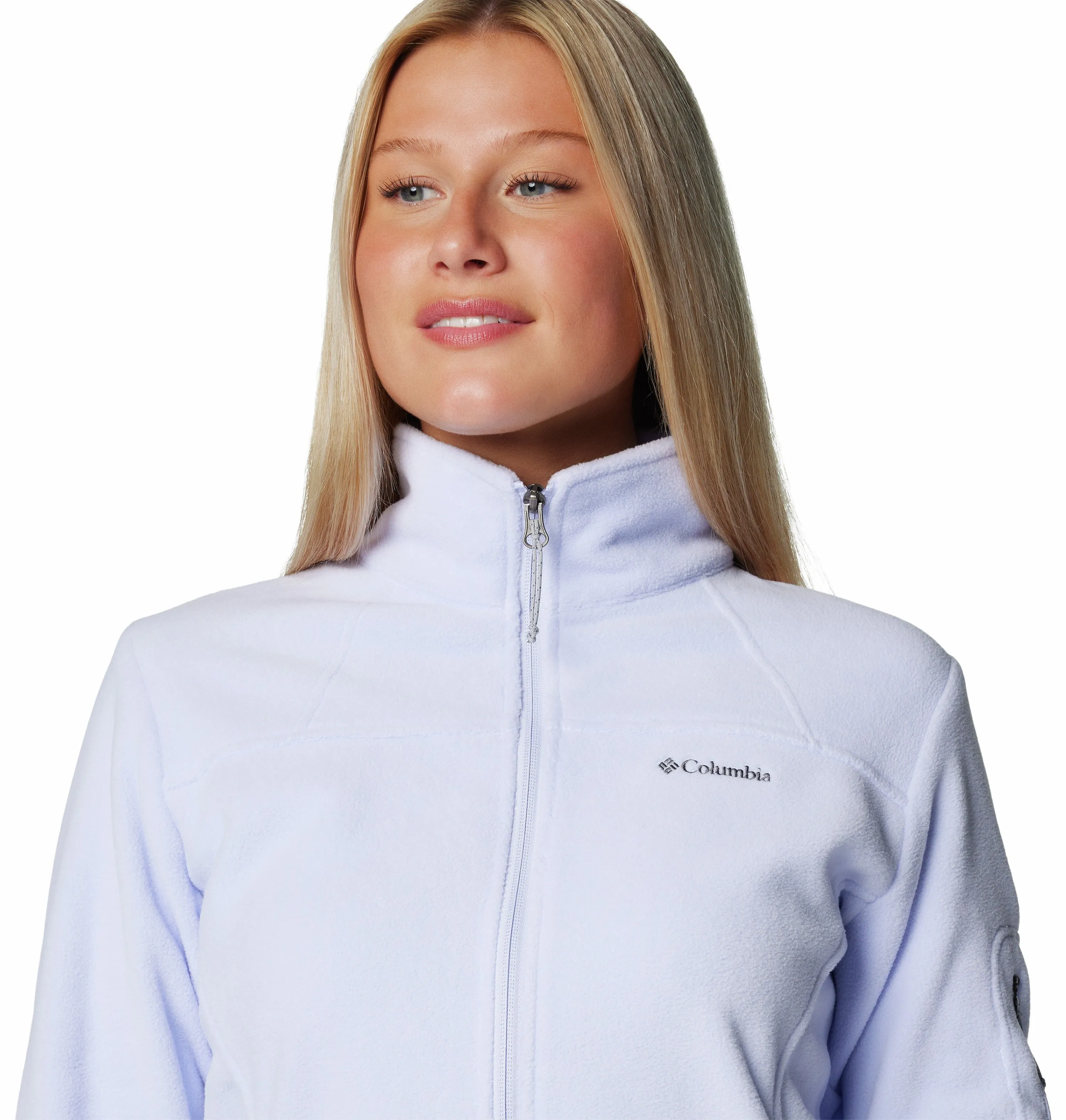 Columbia Ladies Fast Trek II regular Fit Full Zip Fleece-SNOW