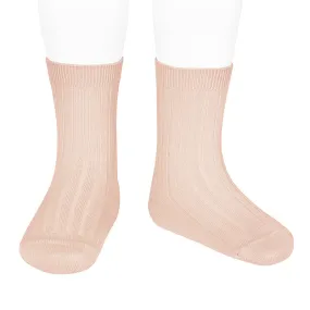 Condor Socks - Ribbed, Knee High - Nude