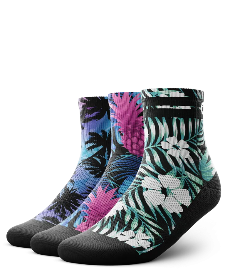 Cool Vibes Quarter Socks 3-Pack