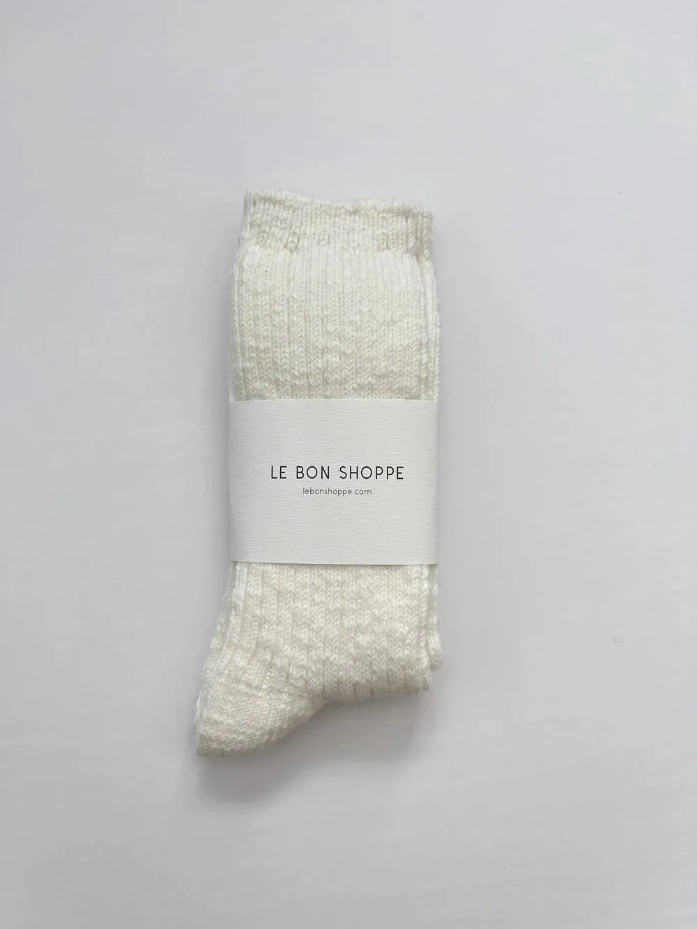 Cottage Socks - White Linen