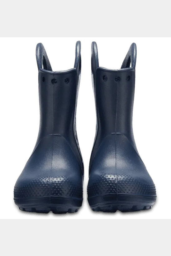 CROCS- kids handle it rain boot - navy