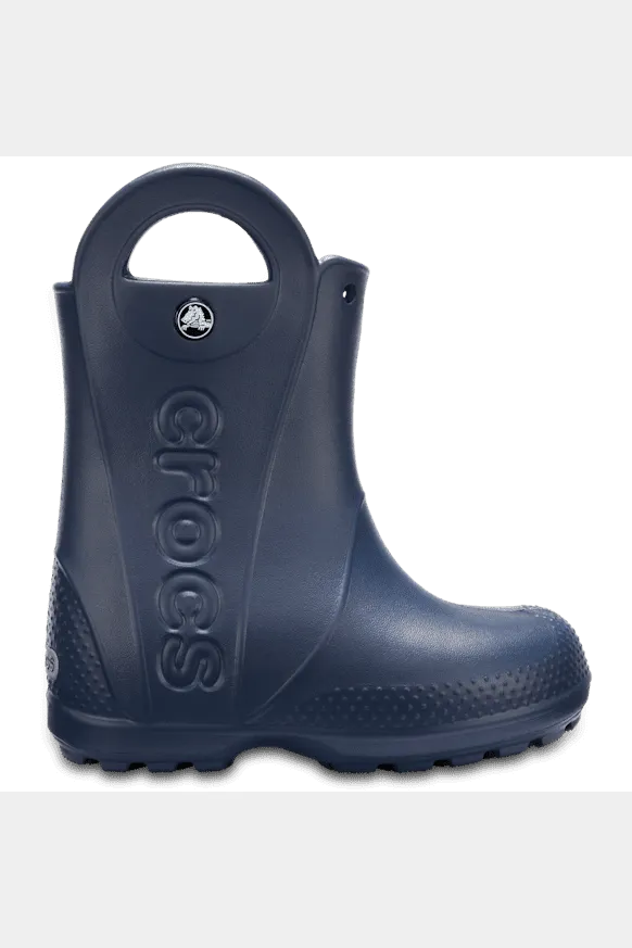 CROCS- kids handle it rain boot - navy