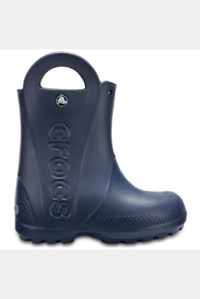 CROCS- kids handle it rain boot - navy