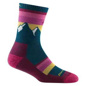 Darn Tough 5005 Women's Sunset Ledge Mirco Crew Lightweight Hiking Sock - Dark Teal