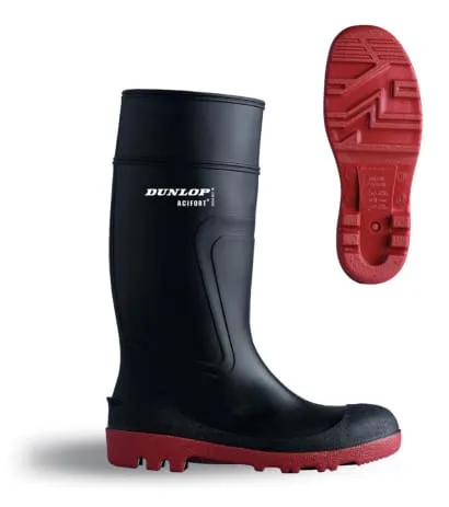 Dunlop Acifort Warwick H812511 Full Safety S5 Wellington Boot Steel Toecap and Midsole - D8864