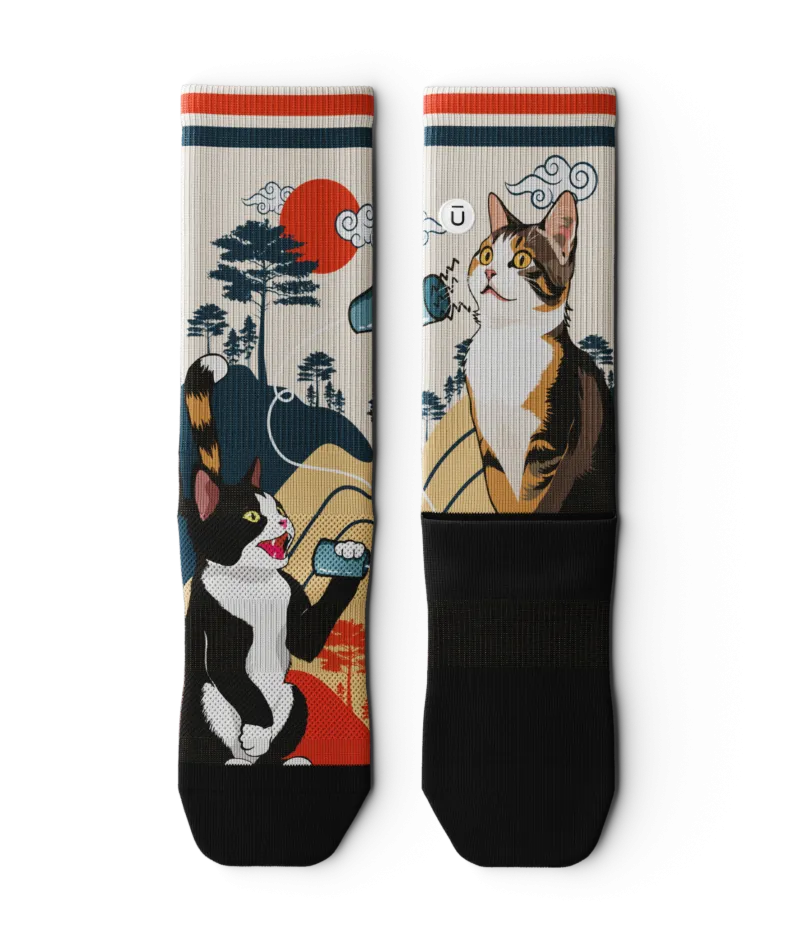 Feline Crew Socks 3-Pack