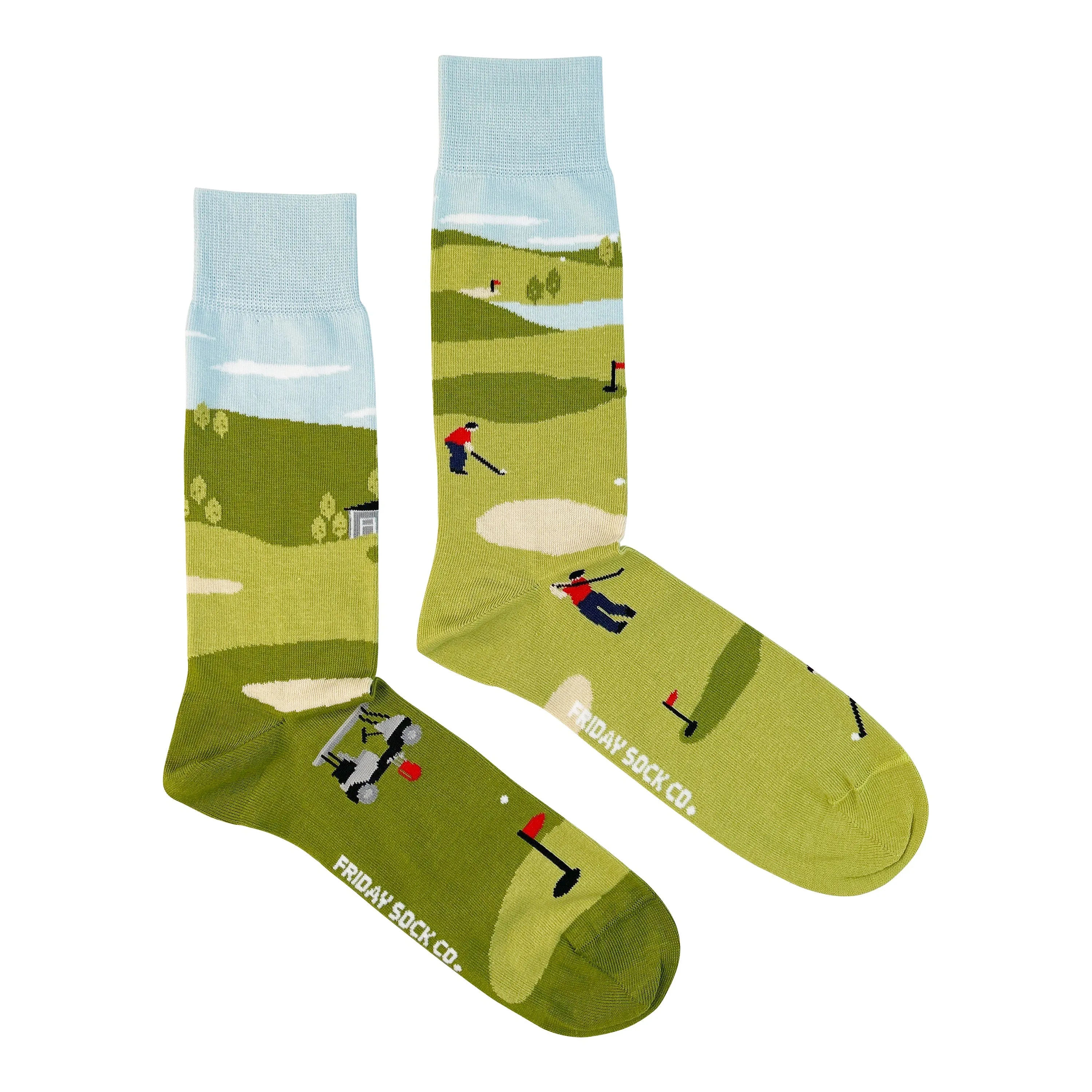 Friday Sock Co. Golf Scenes Socks