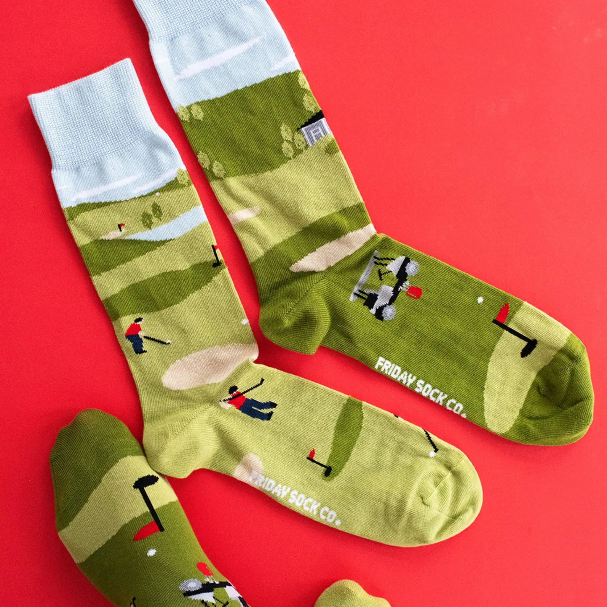 Friday Sock Co. Golf Scenes Socks