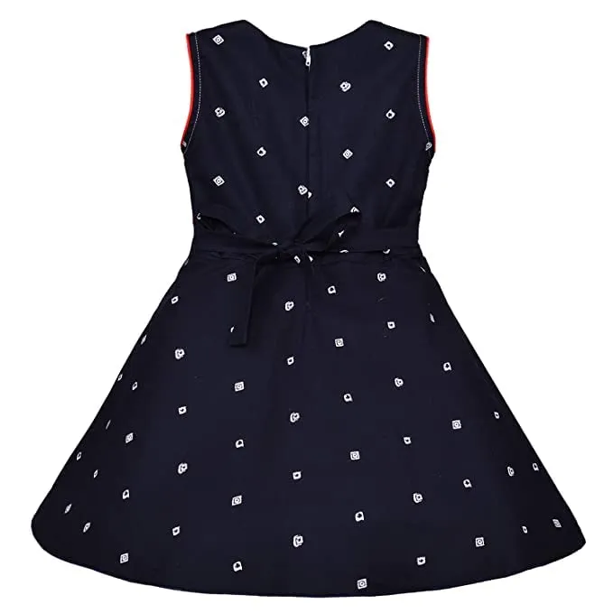 Girl's A-Line Knee Length Dress