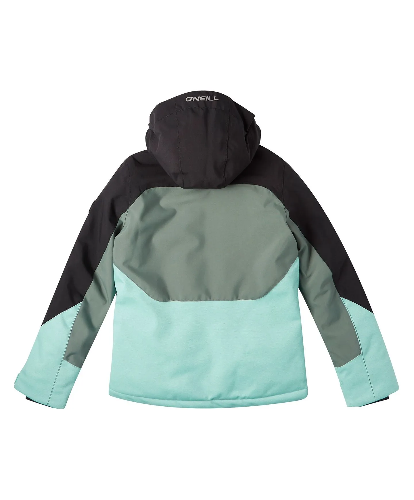 Girl's Diamond Snow Jacket - Black Out Colour Block