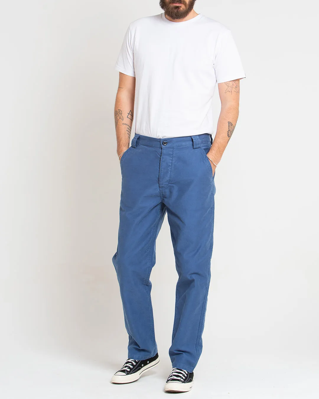 HANK WORK PANT - ENSIGN BLUE