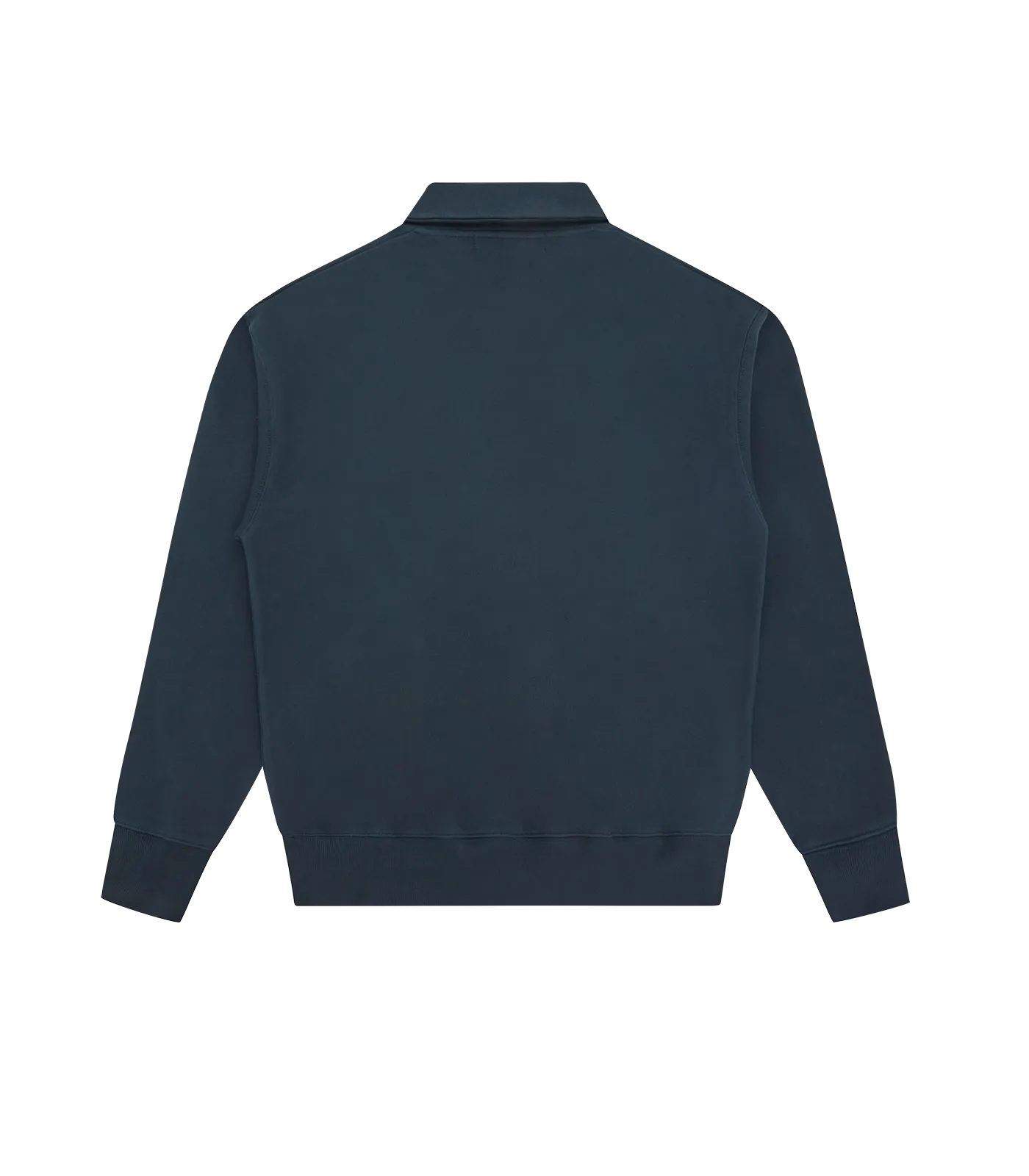 HIKING LOGO COLLARED SWEATSHIRT - NAVY