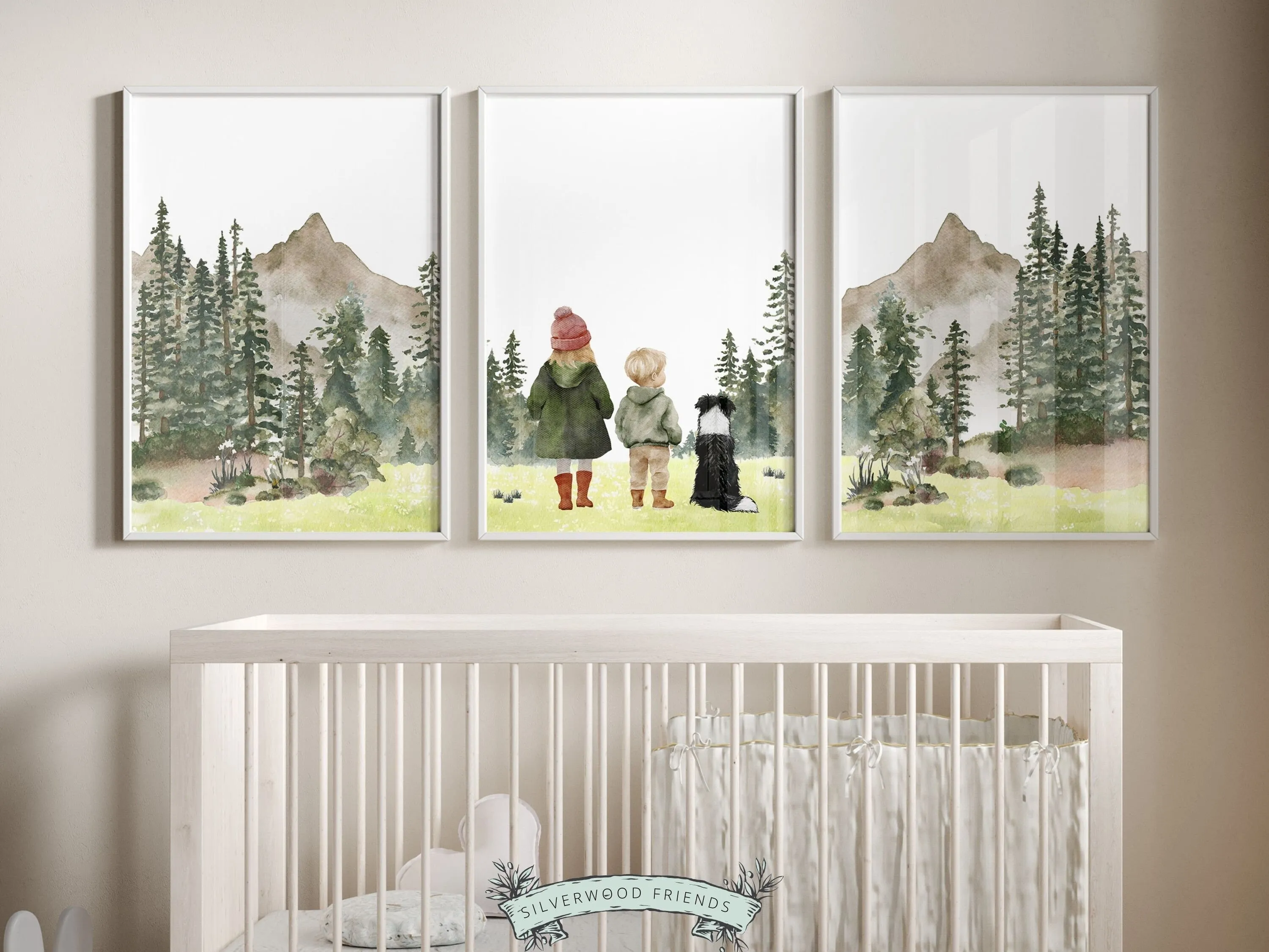 Hiking Nursery Prints