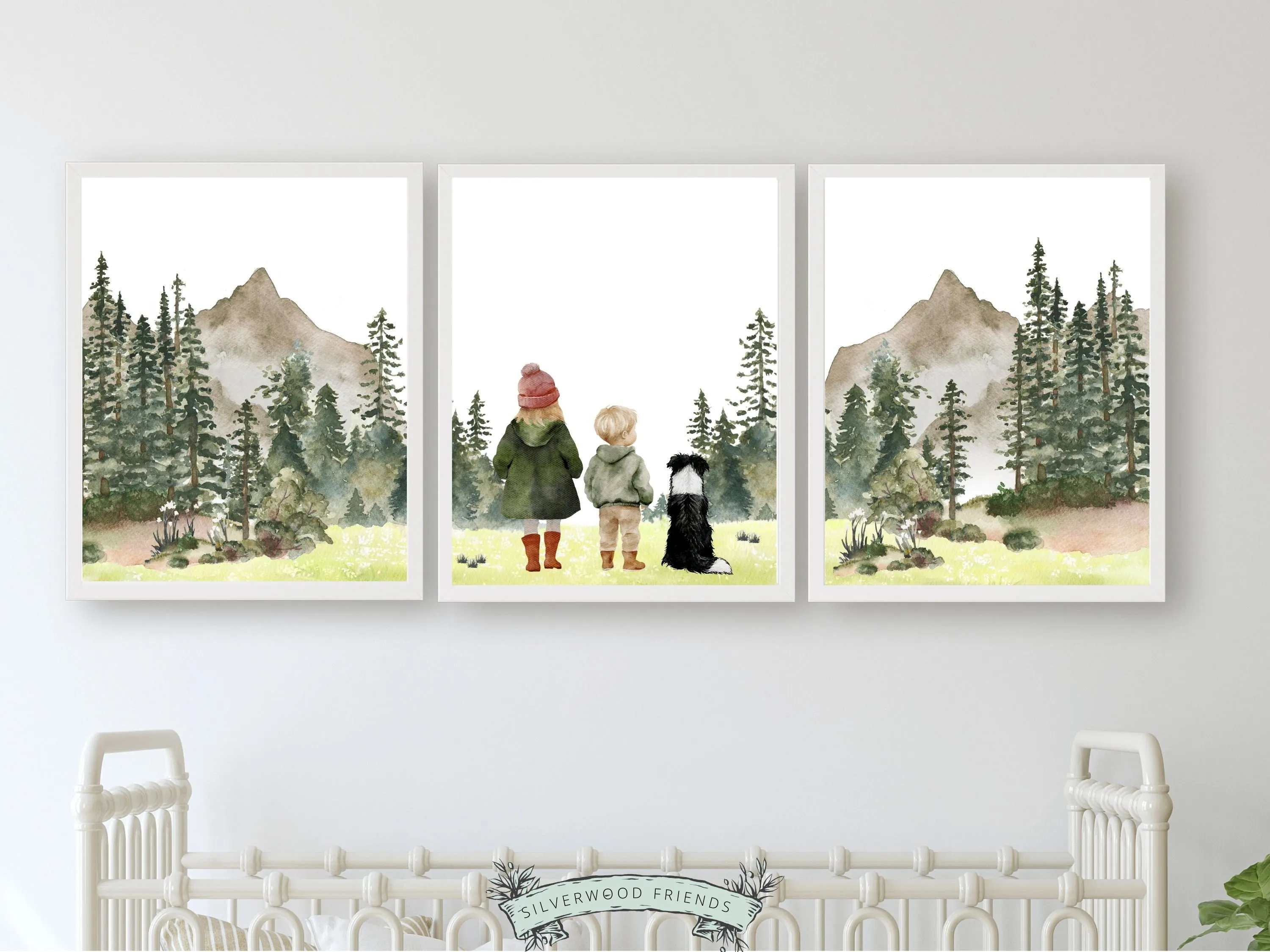 Hiking Nursery Prints