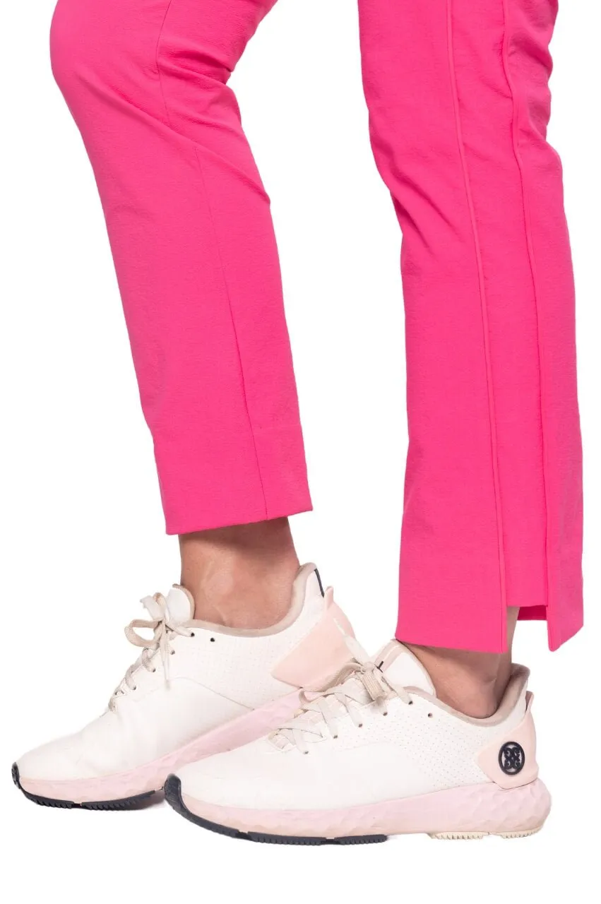 Hot Pink Stretch Ankle Pant