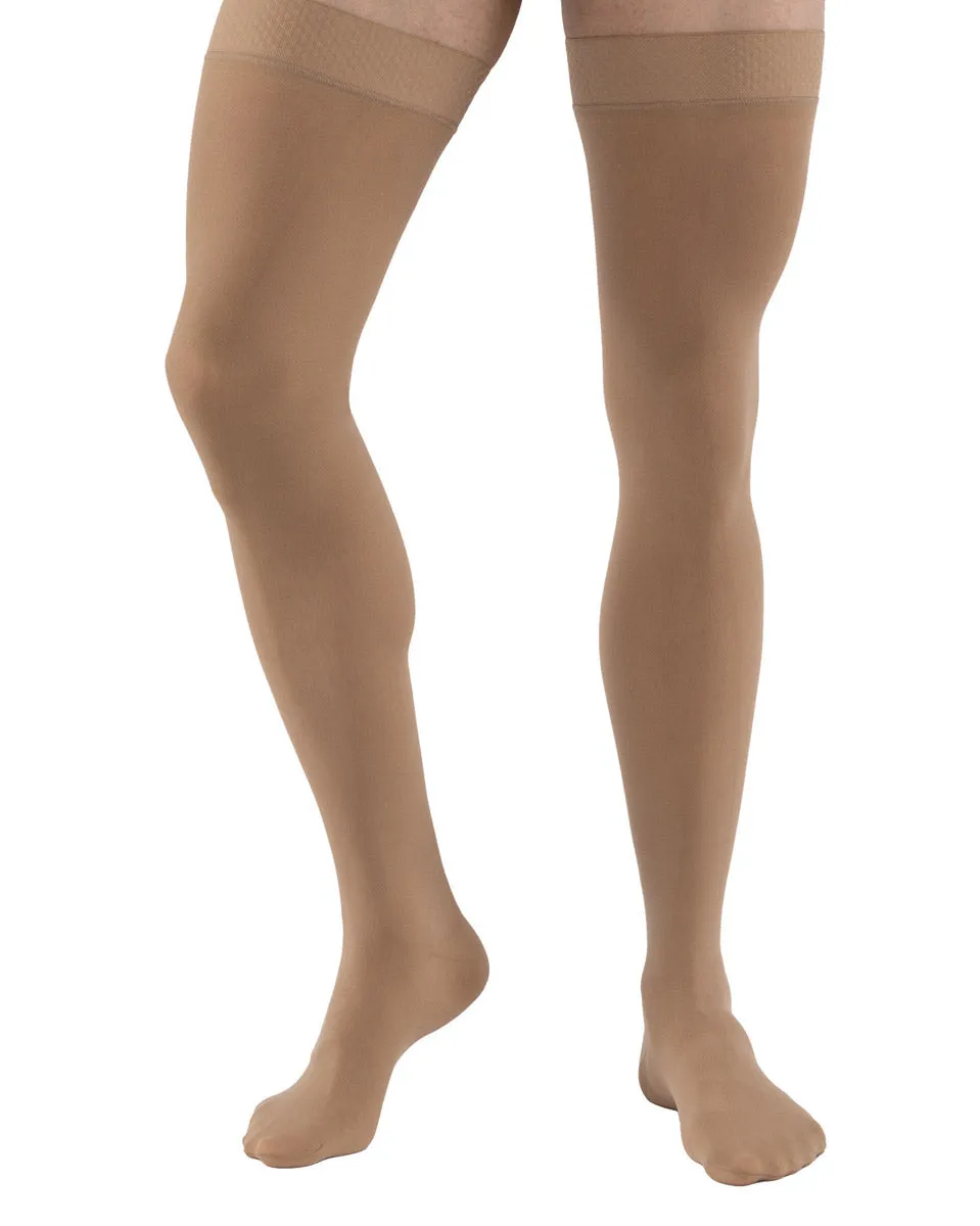 Juzo 3513AG Dynamic Garter Style CLOSED TOE Thigh Highs 40-50 mmHg