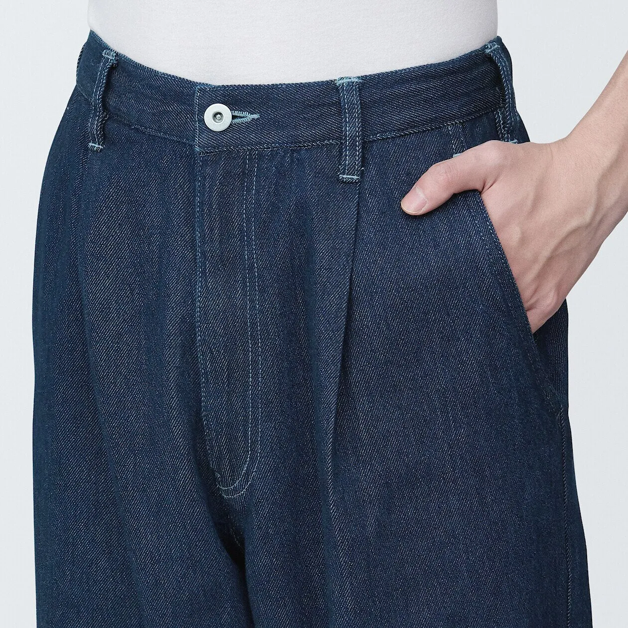 Kapok Blend Denim Work Pants