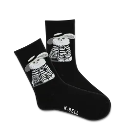 K.Bell Women's Fashion Cat Crew Sock