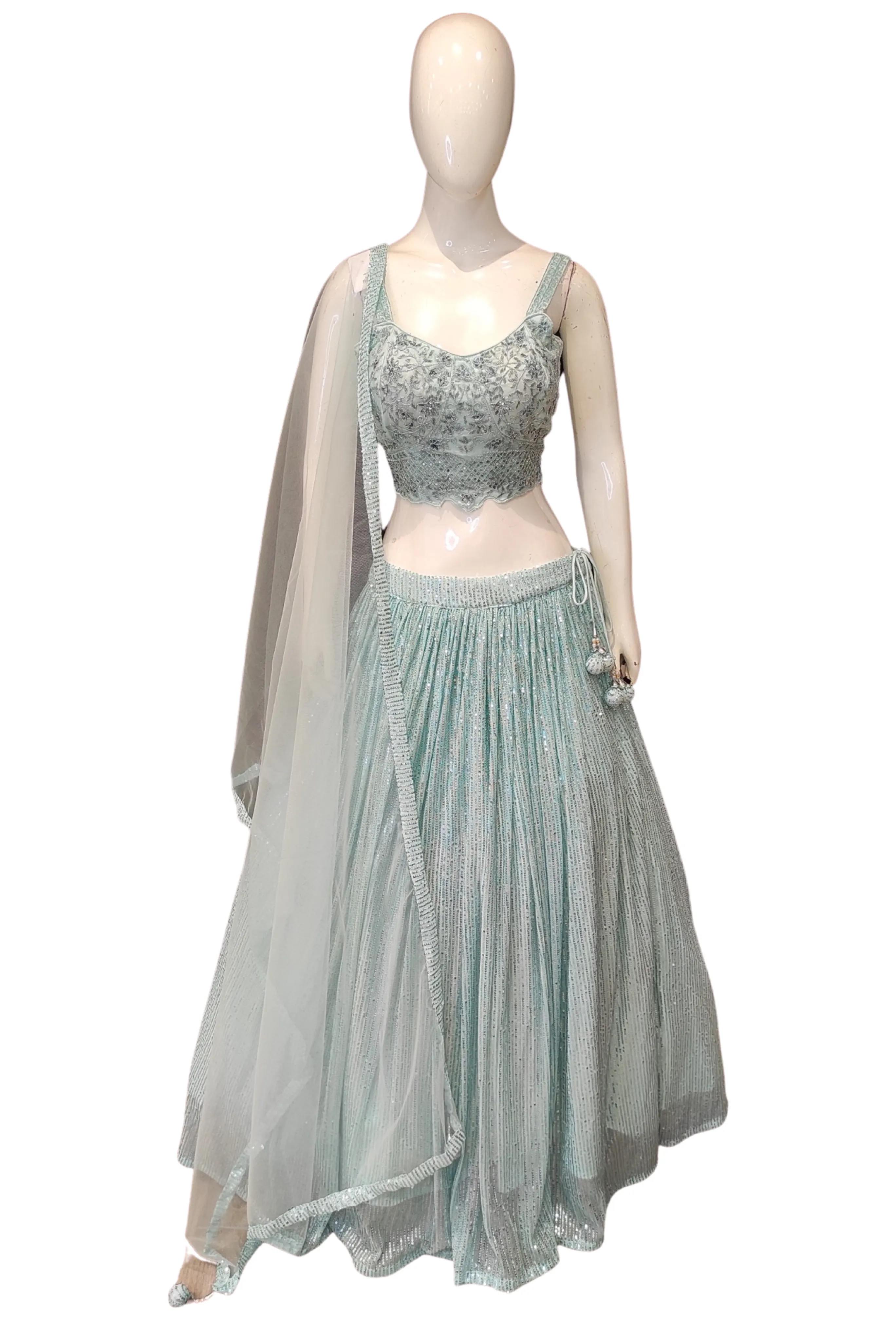 Lehenga Choli with Sequins Work